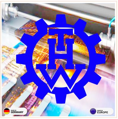 Technische Hilfswerk Rundlogo ohne Hintergrund, Fahrzeugbeschriftung