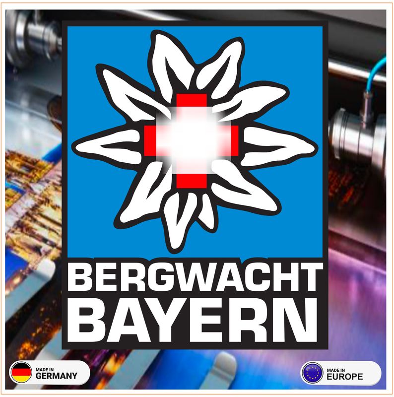 Bergwacht Bayern Aufkleber