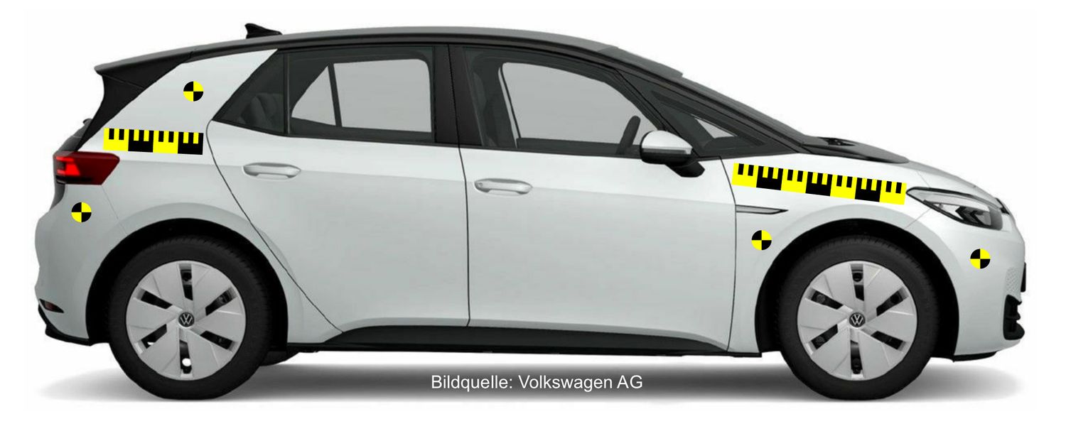Crash Test Car Fahrzeugbeklebung