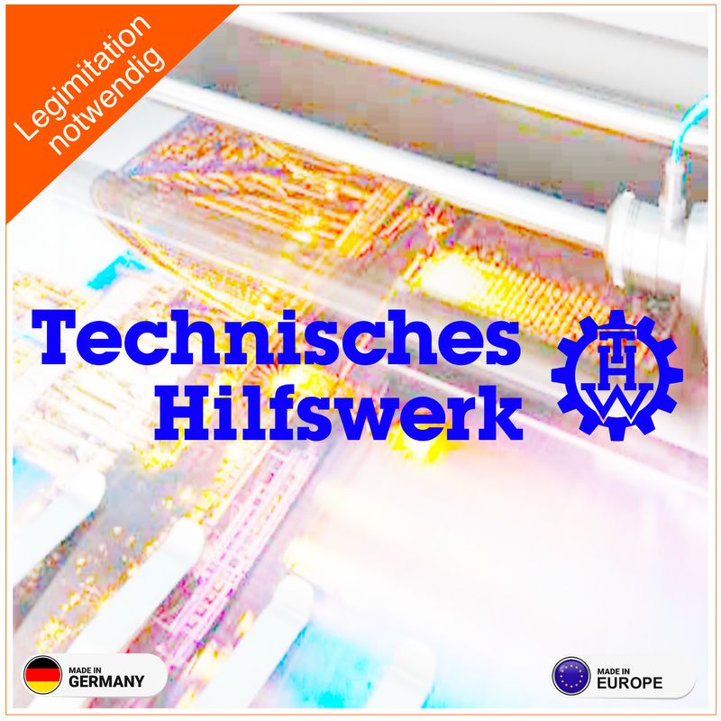 Technische Hilfswerk Langlogo ohne Hintergrund, Fahrzeugbeschriftung