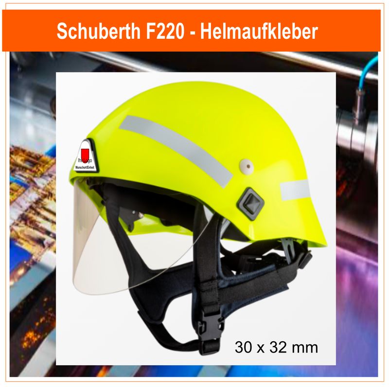 Schuberth F220  Helmbeschriftung