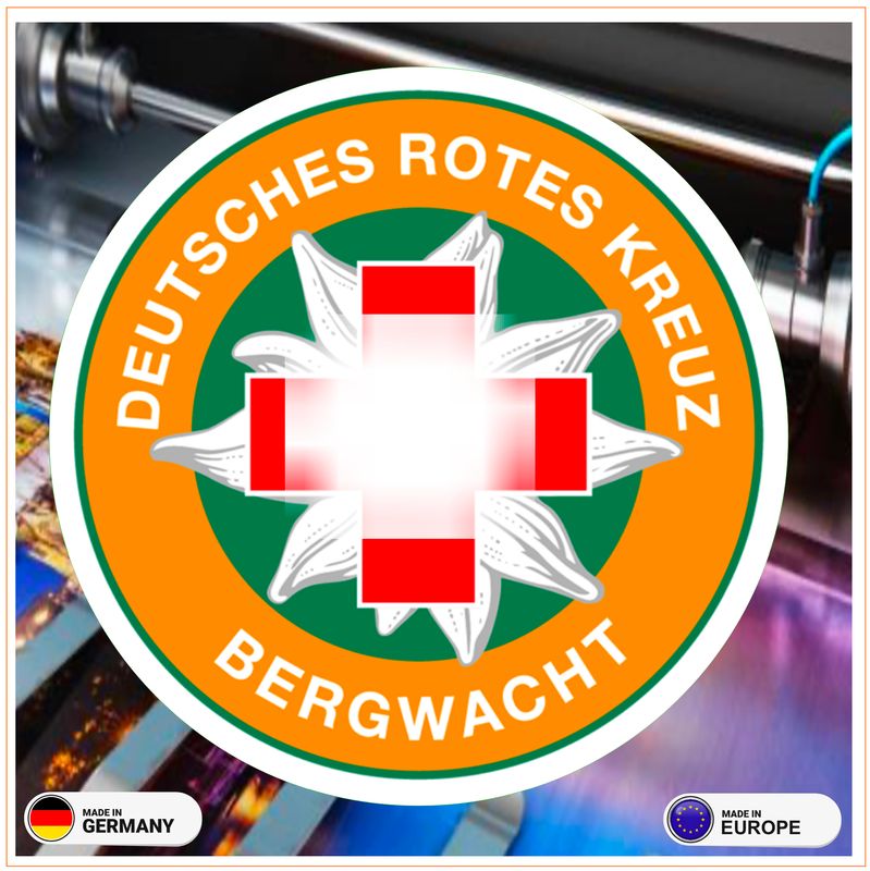 Bergwacht Deutschland - Deutsches Rotes Kreuz - Aufkleber Bergwacht Deutschland - Deutsches Rotes Kreuz - Aufkleber