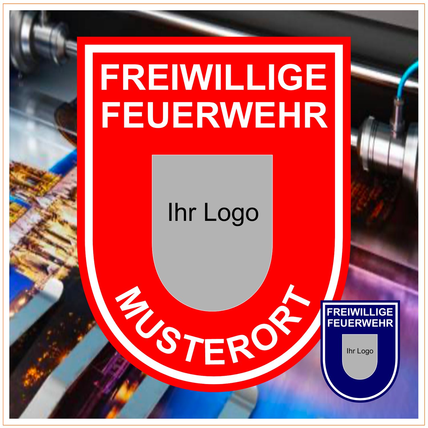 Feuerwehr Wappen Autoaufkleber 8x8 cm Sticker -   Giveaways - Haltbarkeit 4 -8 Jahre Feuerwehr Wappen Autoaufkleber 8x8 cm Sticker -   Giveaways - Haltbarkeit 4 -8 Jahre