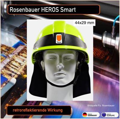 Rosenbauer HEROS Smart - Helmbeschriftung Rosenbauer HEROS Smart - Helmbeschriftung