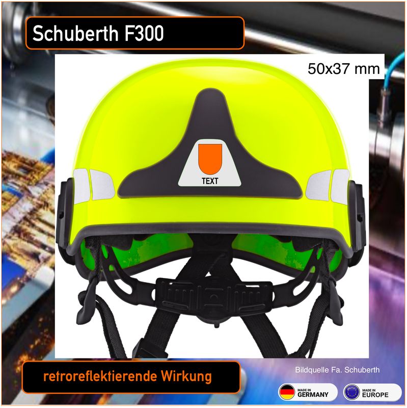 Schuberth F300 - Helmbeschriftung
