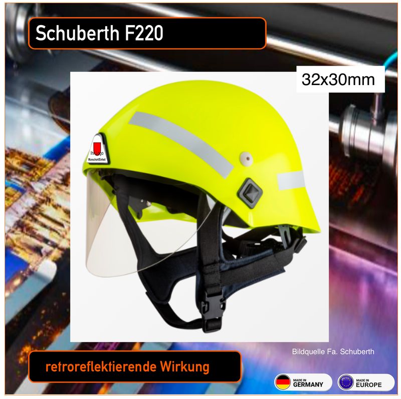 Schuberth F220 - Helmbeschriftung