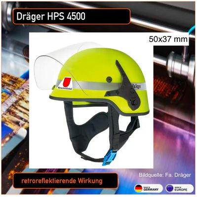Dräger HPS 4500 - Helmbeschriftung Dräger HPS 4500 - Helmbeschriftung