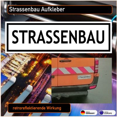 Strassenbau - Aufkleber Strassenbau - Aufkleber
