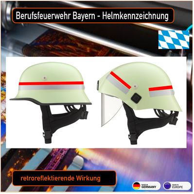 Berufsfeuerwehr Bayern  Qualifikation  Helmkennzeichnung