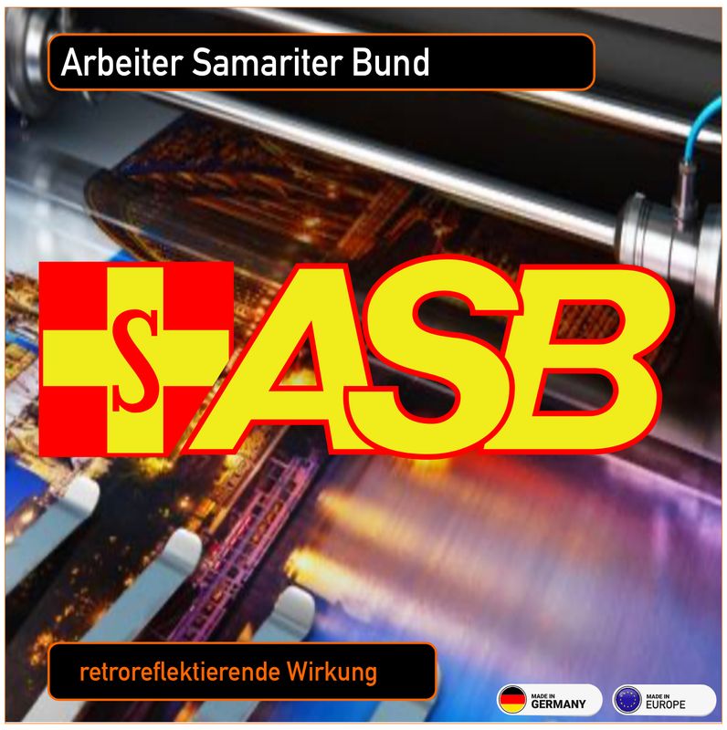 Arbeiter Samariter Bund (ASB) Langlogo Aufkleber Arbeiter Samariter Bund (ASB) Langlogo Aufkleber
