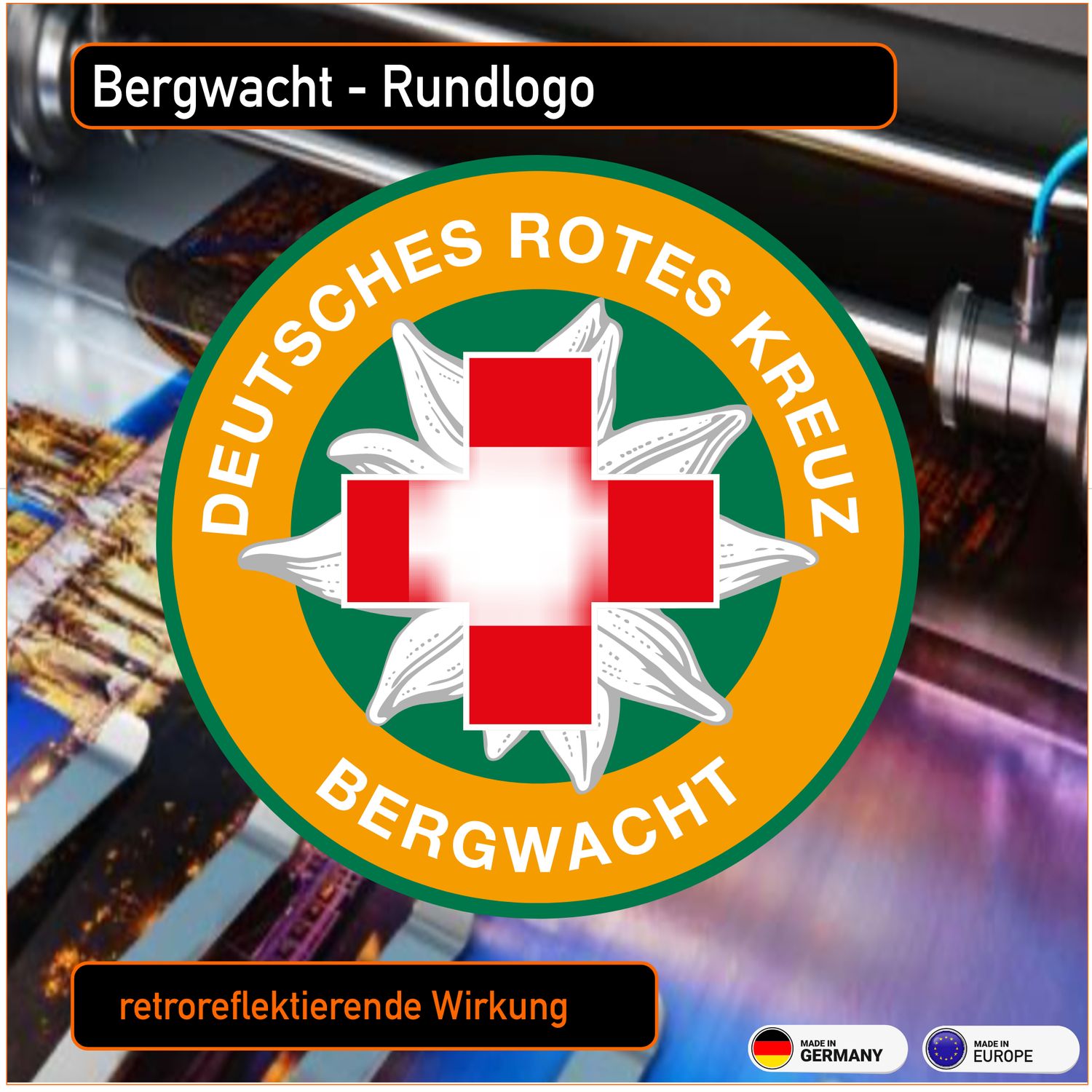 Bergwacht Deutschland - Deutsches Rotes Kreuz - Aufkleber