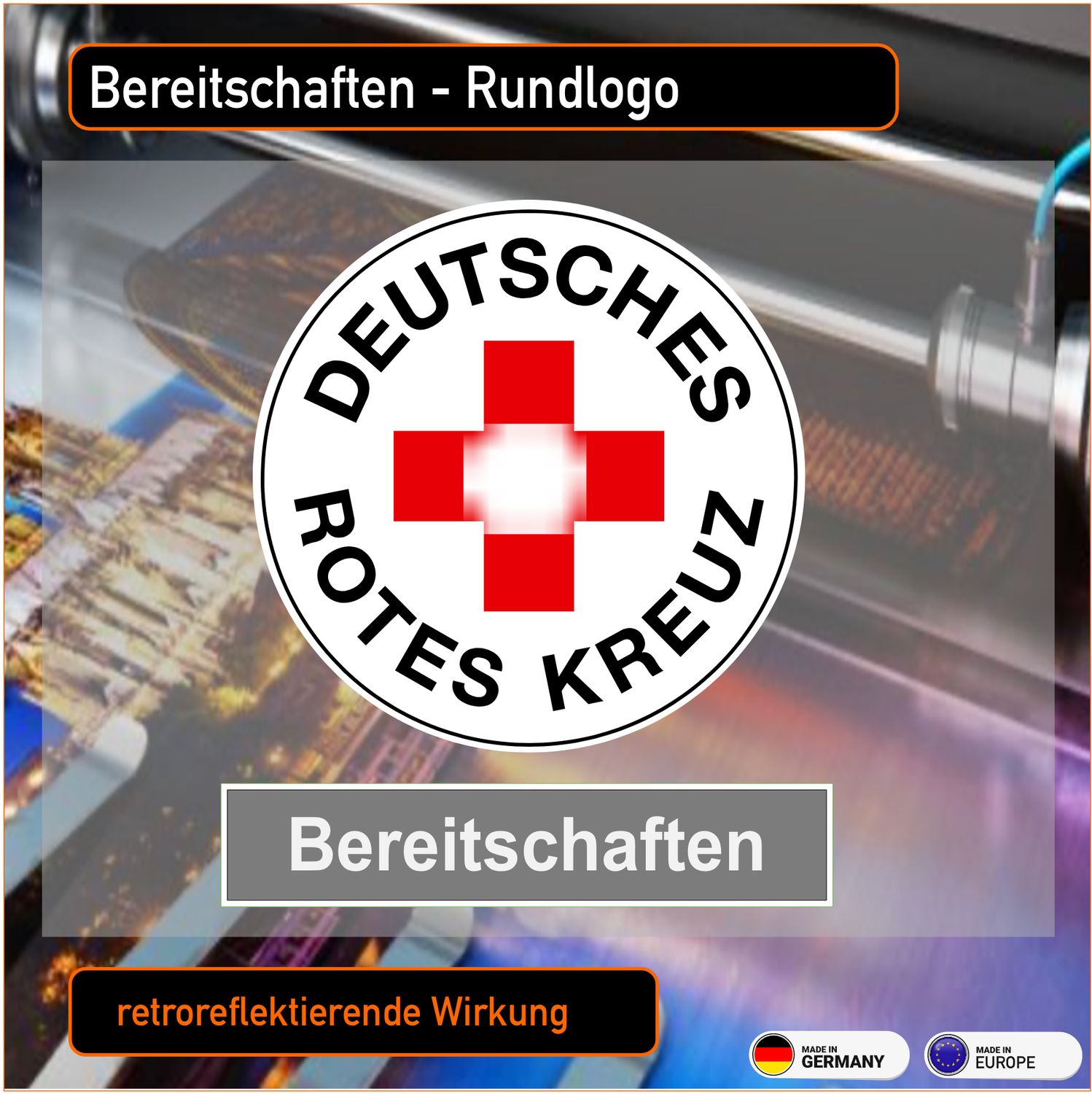 Bereitschaften - Rundlogo- Aufkleber