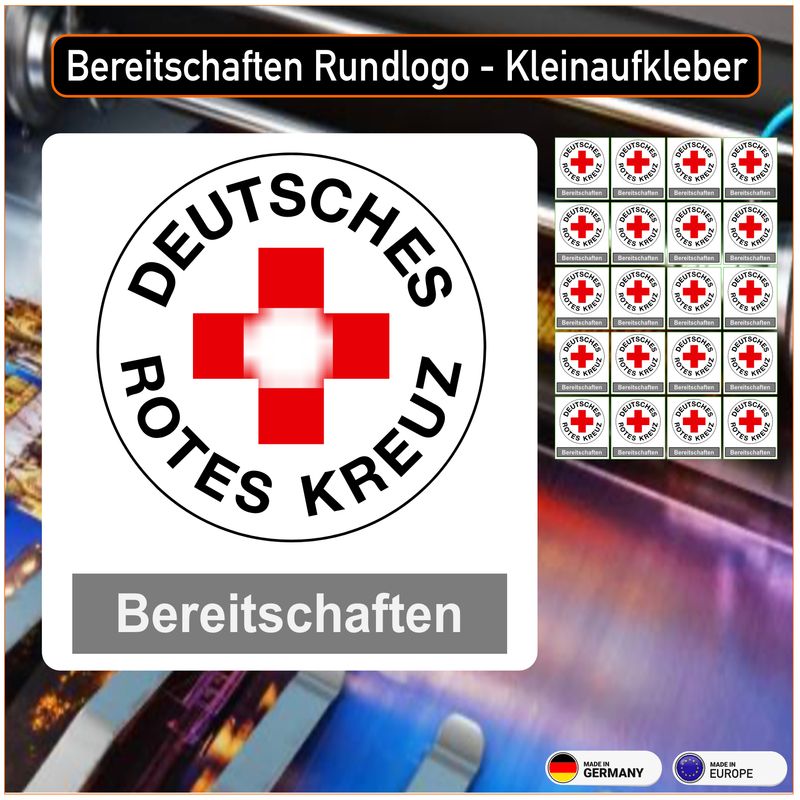 Bereitschaften - Rundlogo- Kleinaufkleber
