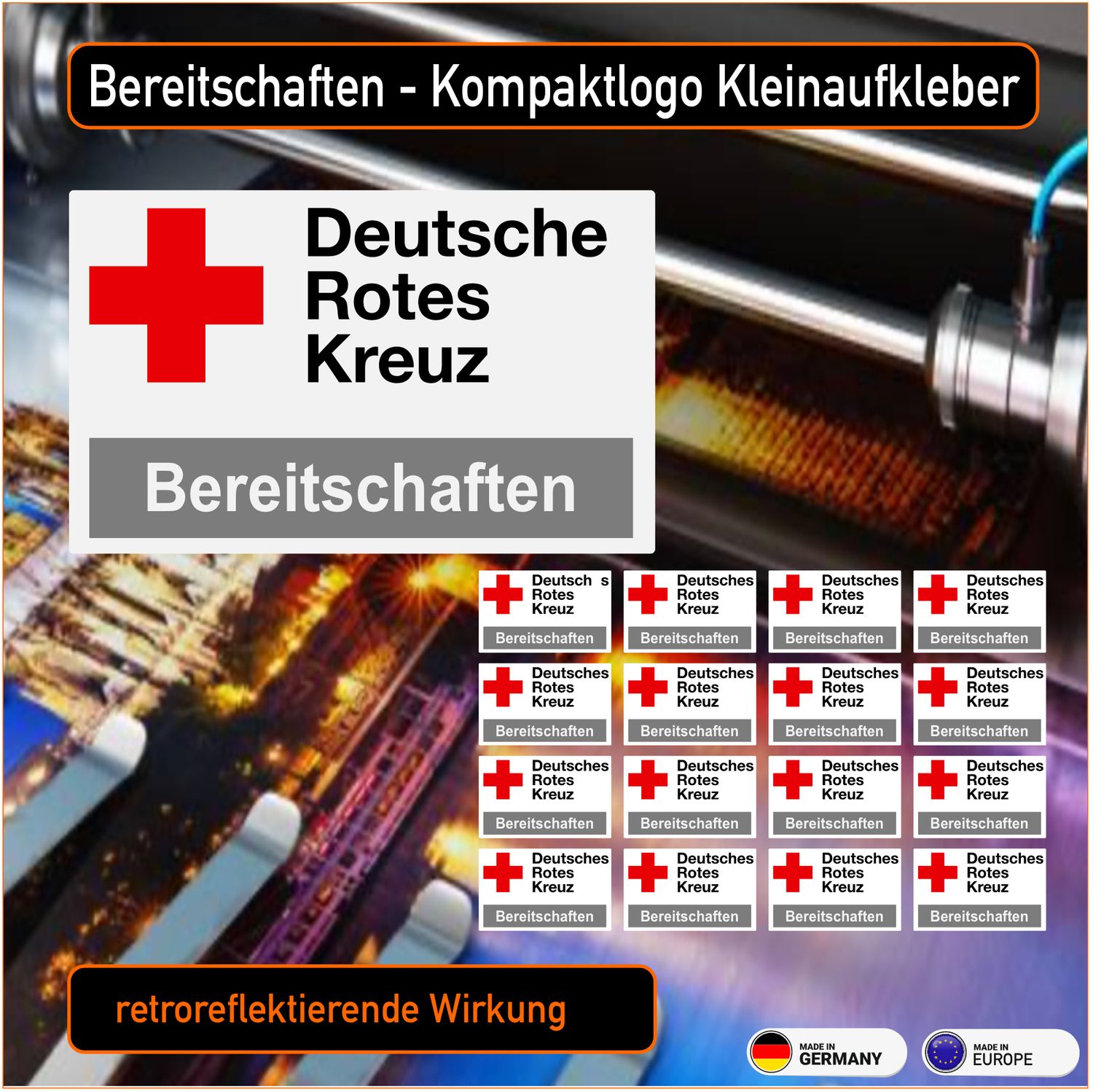 Bereitschaften - Kompaktlogo- Kleinaufkleber