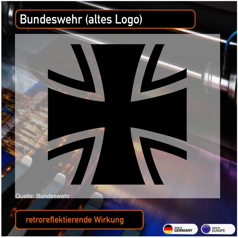 Bundeswehr Logo (alte Variante), Aufkleber