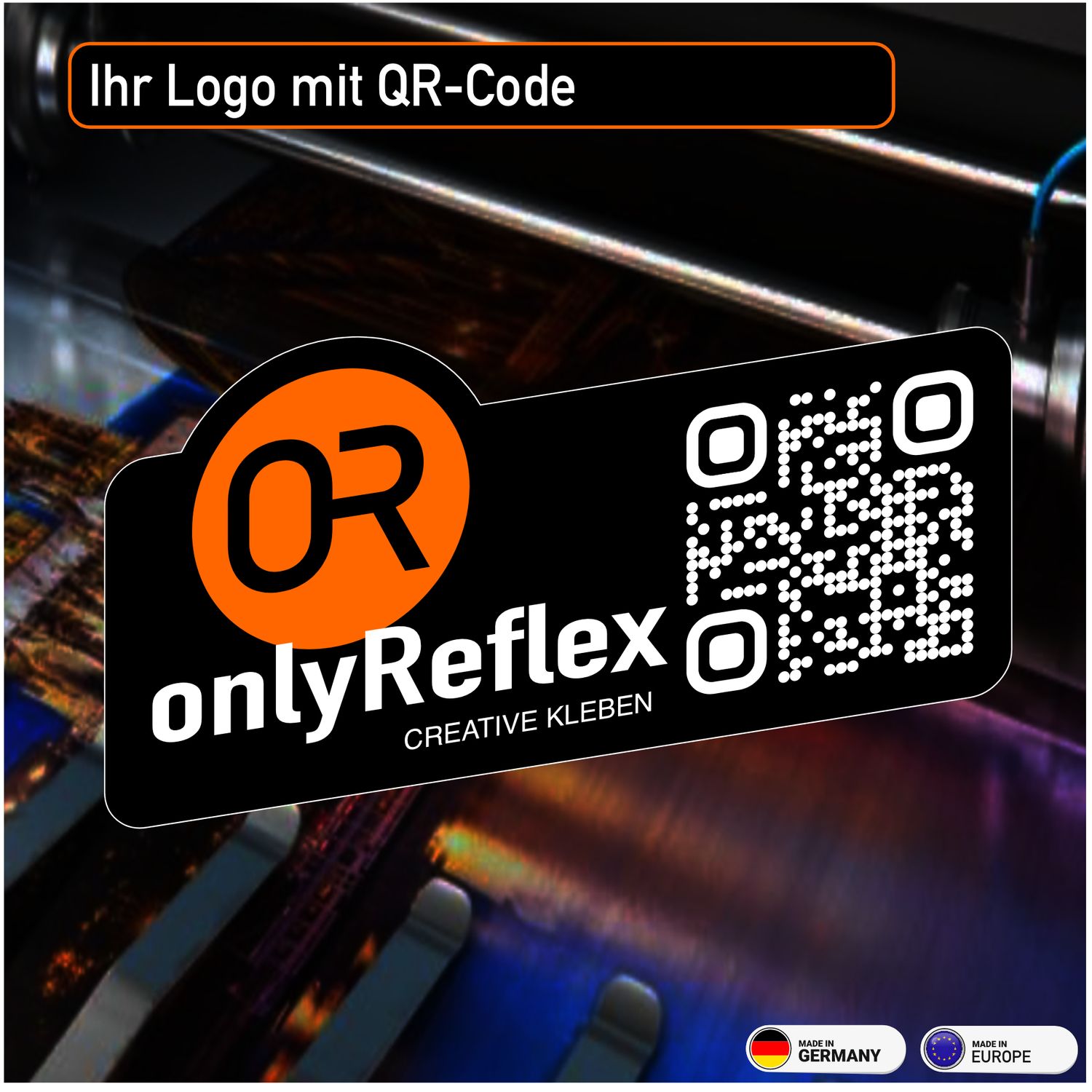 Ihr Logo mit QR-Code Ihr Logo mit QR-Code