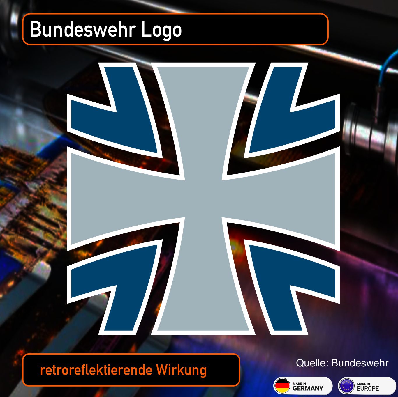 Bundeswehr Logo, Aufkleber