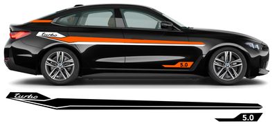 Seitendecor  Wunschtext -  SET A6 - mehrfarbig