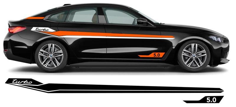 Seitendecor  Wunschtext -  SET A6 - mehrfarbig