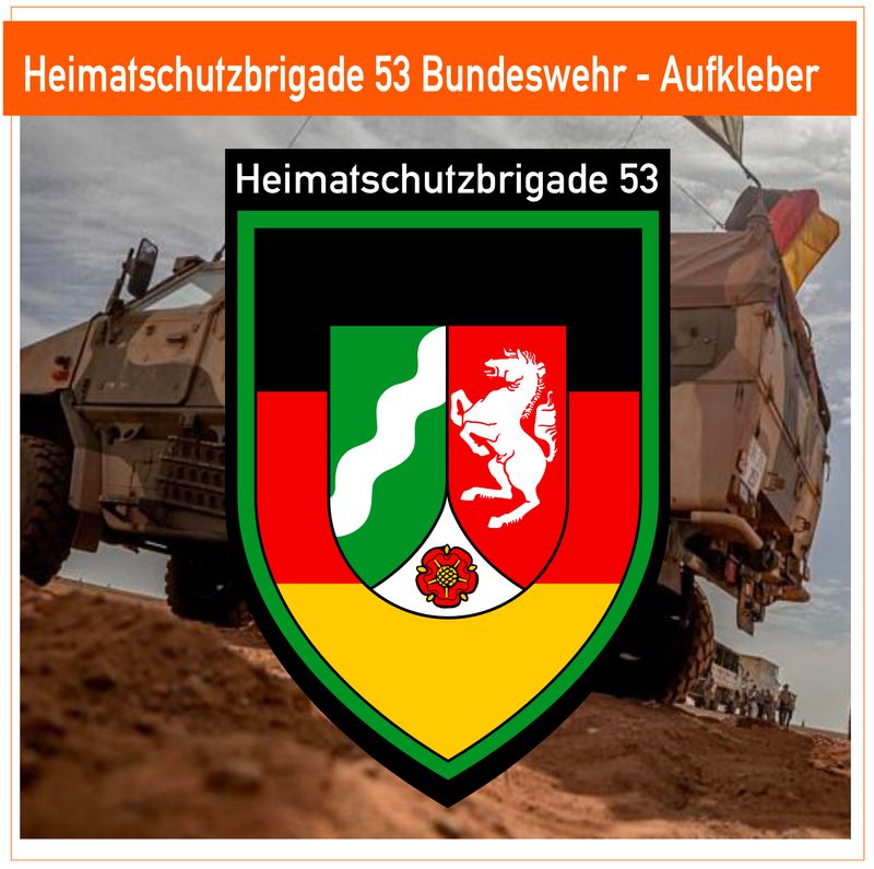 Heimatschutzbrigade 53 - Bundeswehr - Aufkleber