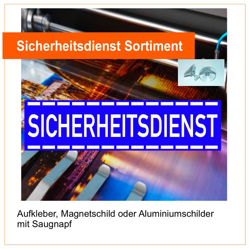 Sicherheitsdienst Sortiment Sicherheitsdienst Sortiment