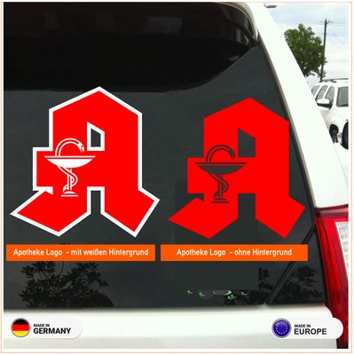 Apotheke Logo - Aufkleber