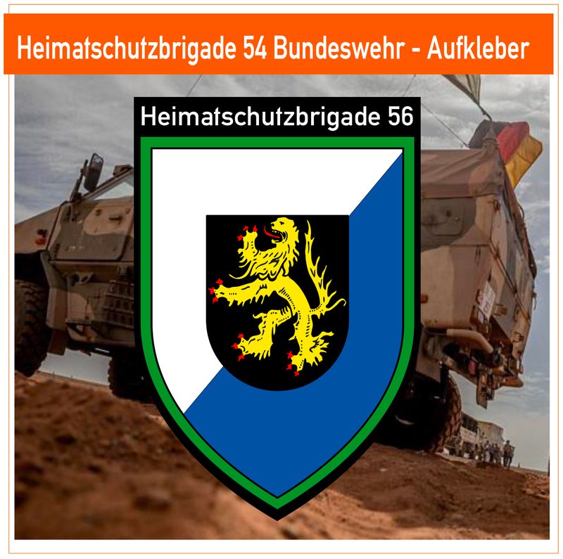 Heimatschutzbrigade 56 - Bundeswehr - Aufkleber