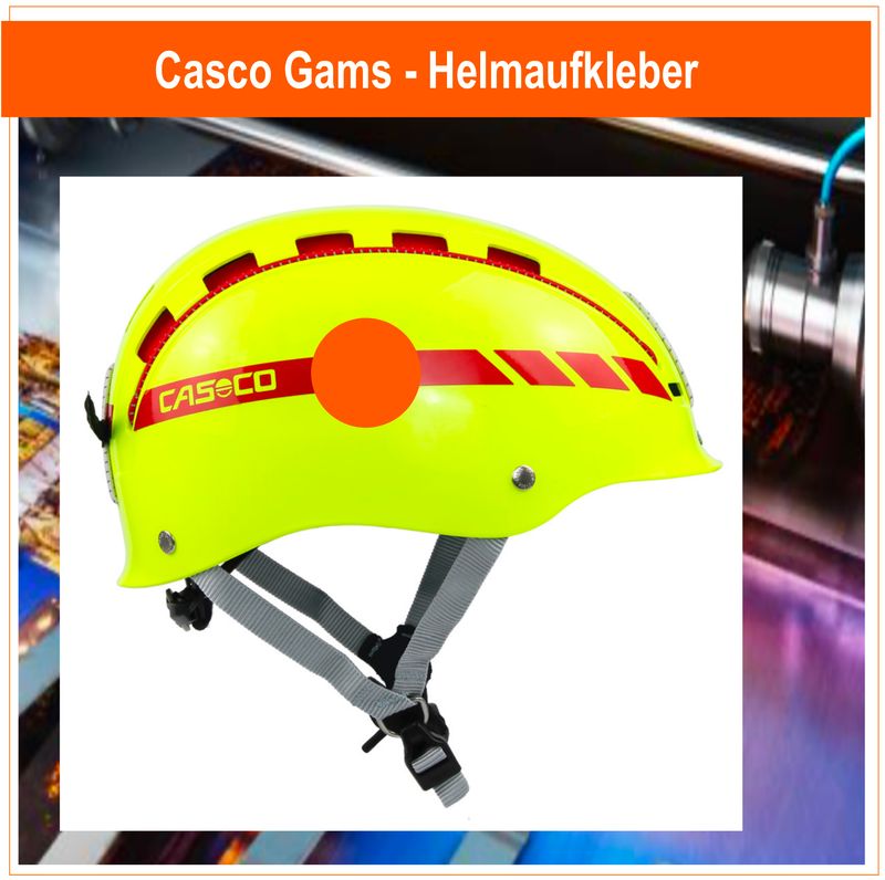 Casco Gams - Helmbeschriftung