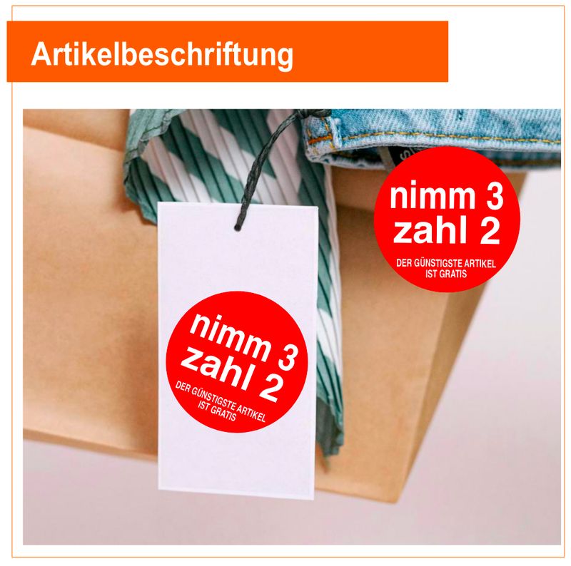 nimm 3 zahl 2 - Artikelbeschriftung Rund nimm 3 zahl 2 - Artikelbeschriftung Rund