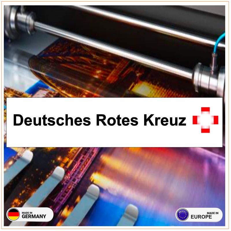 Rotes Kreuz Langlogo, Aufkleber (ohne Hintergrund)