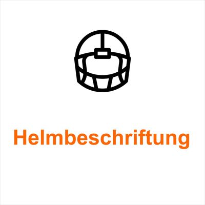 Helmbeschriftung