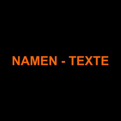 Namen Texte