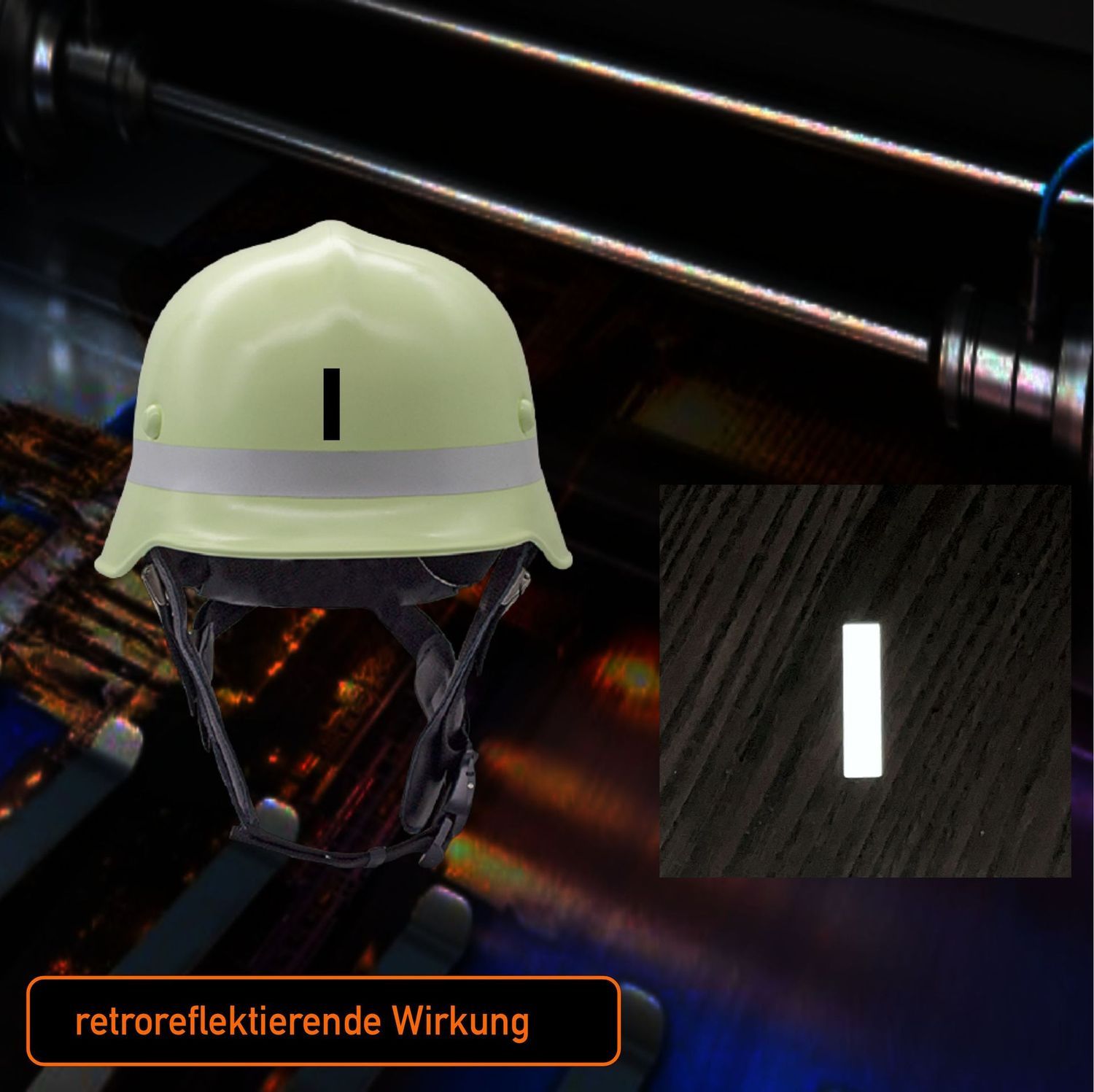 Funktionsträger der Feuerwehren Helmbeschriftung Funktionsträger der Feuerwehren Helmbeschriftung, Sorte: 1 Balken schwarz - stellvertretender Kommandant:in