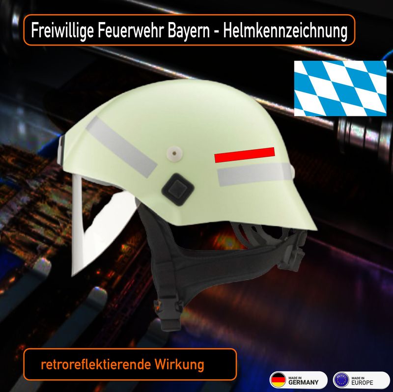 Freiwillige Feuerwehr Bayern Qualifikation Helmkennzeichnung