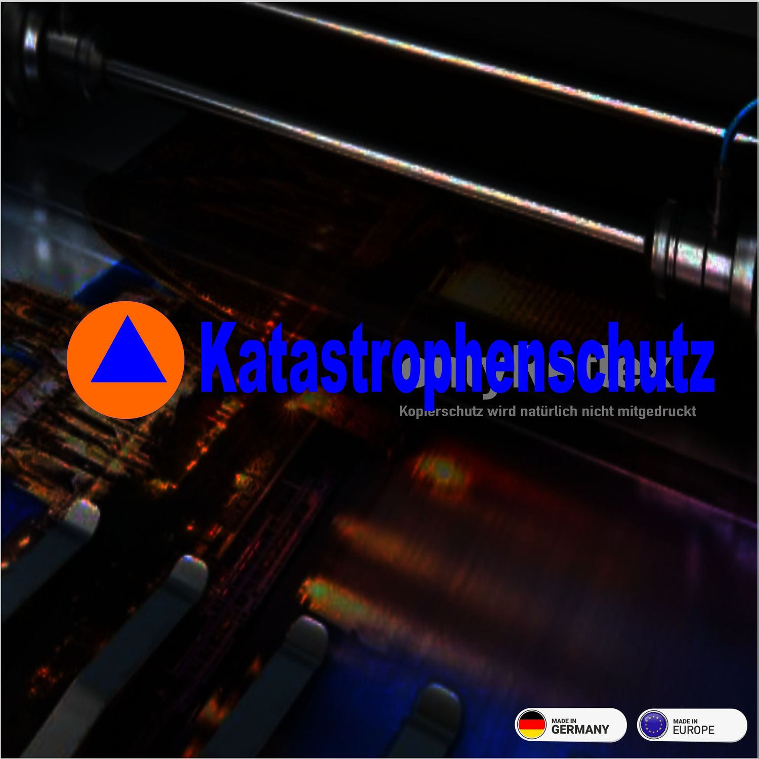 Katastrophenschutz  Langlogo  Aufkleber