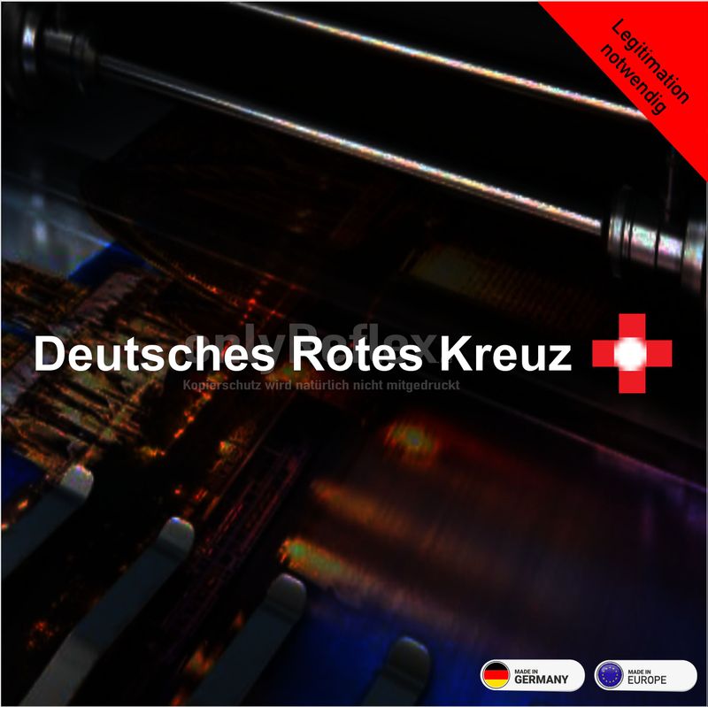 Rotes Kreuz Langlogo, Aufkleber (ohne Hintergrund)