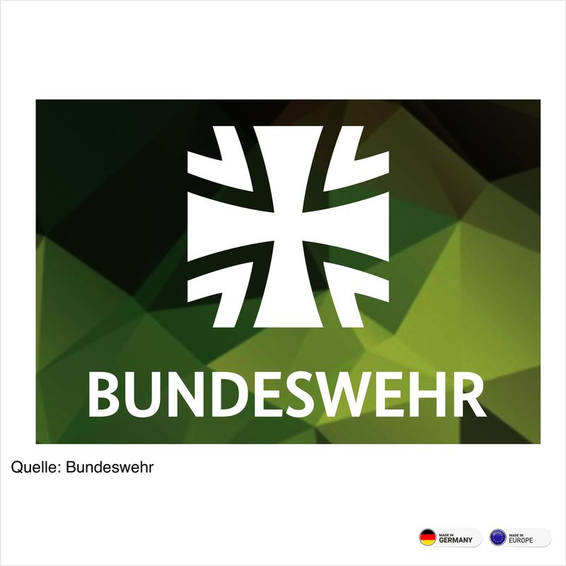 Bundeswehr Camouflage Tarnfarbe Aufkleber