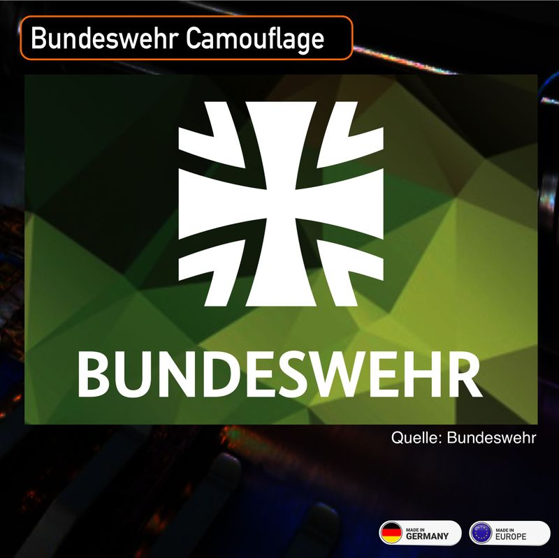 Bundeswehr Camouflage Tarnfarbe Aufkleber Bundeswehr Camouflage Tarnfarbe Aufkleber