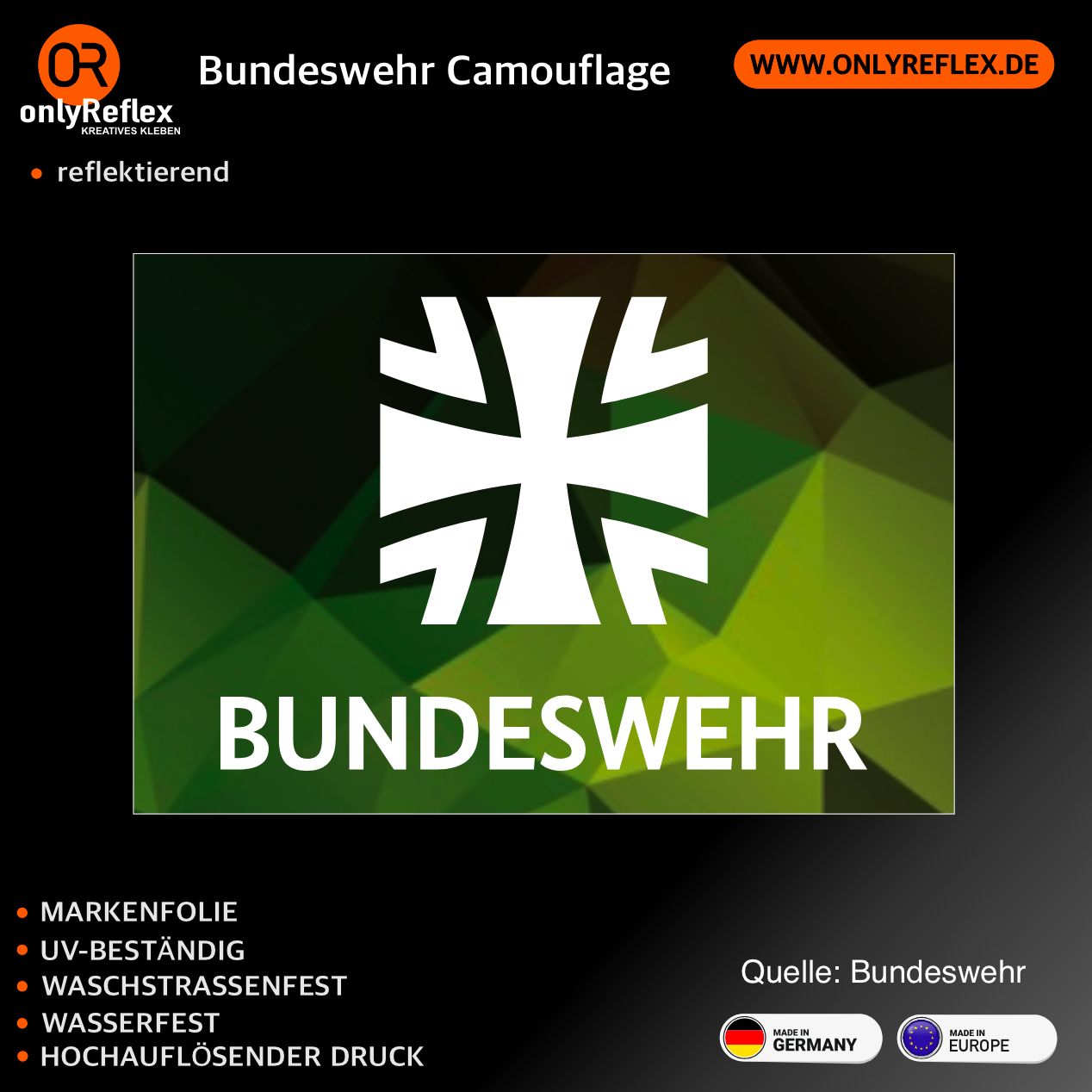 Bundeswehr Camouflage Tarnfarbe Aufkleber Bundeswehr Camouflage Tarnfarbe Aufkleber