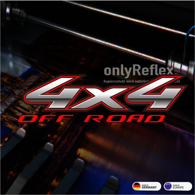 4x4 off road - silber/grau, 3 er Set 4x4 off road - silber/grau, 3 er Set