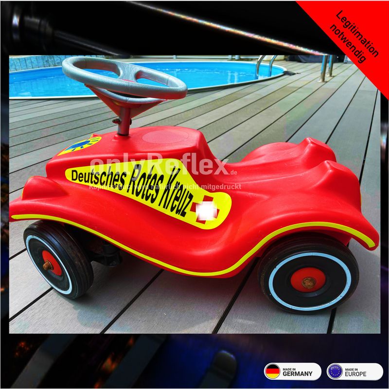 Deutsches Rotes Kreuz  Bobby Car Classic, Aufkleber
