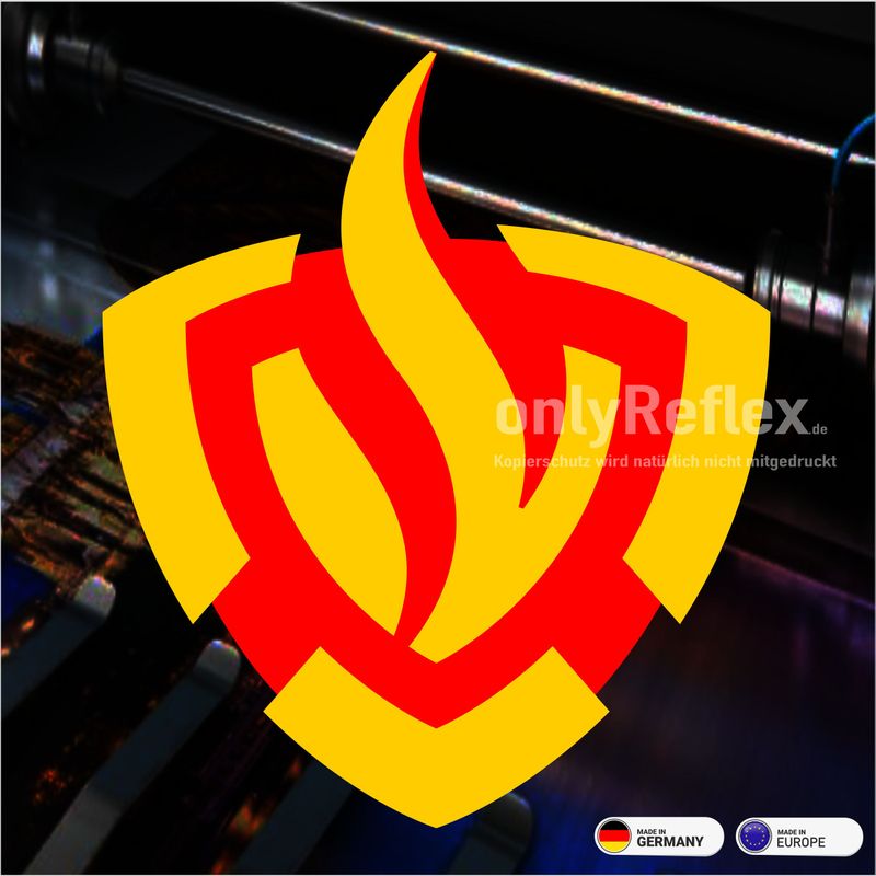 Brandweer Rundlogo - Aufkleber