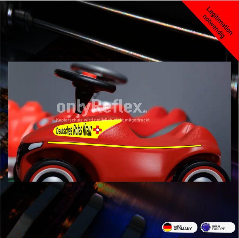 Deutsches Rotes Kreuz Bobby Car NEO , Aufkleber