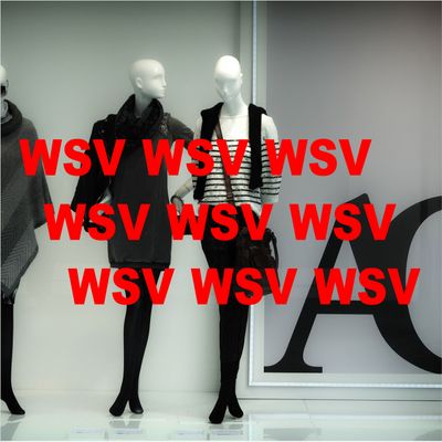 WSV WSV WSV  3 Stück - Schaufensterbeschriftung Folienschnitt