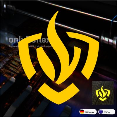 Brandweer Rundlogo - Konturenschnitt Aufkleber Brandweer Rundlogo - Konturenschnitt Aufkleber