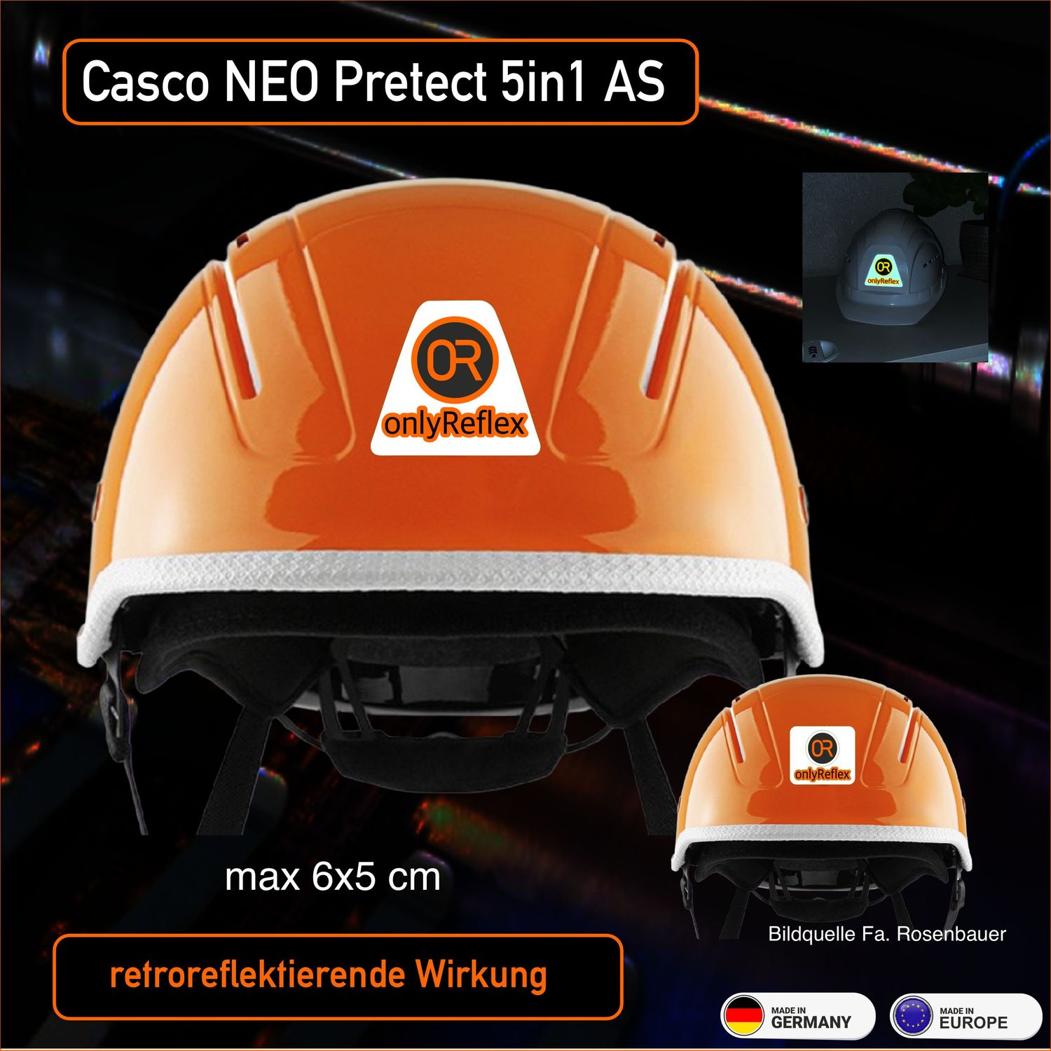 Casco NEO Protect 5in1 AS - Helmbeschriftung Casco NEO Protect 5in1 AS - Helmbeschriftung