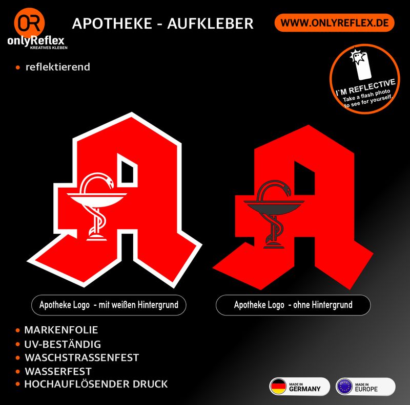 Apotheke Logo - Aufkleber Apotheke Logo - Aufkleber