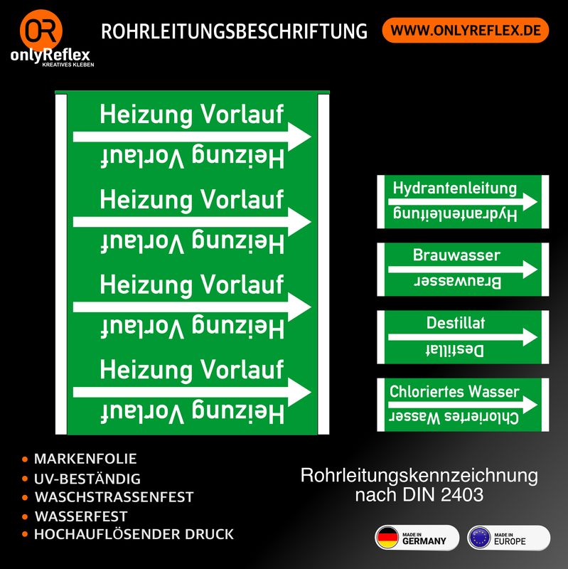 Rohrleitungsband Rohrleitungsband "Wasser"