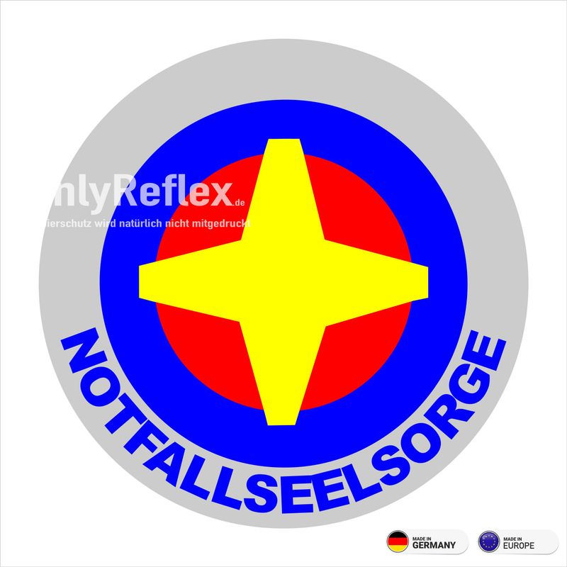 Notfallseelsorge PSNV (Style 2) Rundlogo- Aufkleber Notfallseelsorge PSNV (Style 2) Rundlogo- Aufkleber