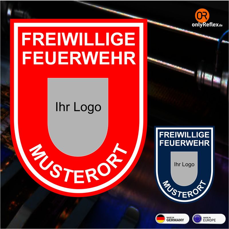 Feuerwehr Wappen Autoaufkleber (VE 25 Stück) Feuerwehr Wappen Autoaufkleber (VE 25 Stück)